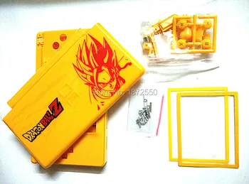 Hot Full Set Cover Shell Case For NintendoDSLite Game Console Housing Case Yellow Color Dragon Ball Version Console With Lens
Hot Full Set Cover Shell Case For NintendoDSLite Game Console Housing Case Yellow Color Dragon Ball Version Console With Lens