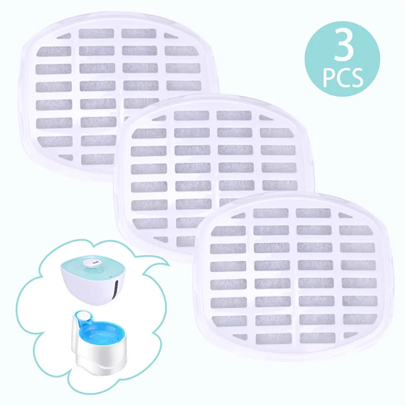 3 Pieces Activated Carbon Filters for Cat Dog Foutain Charcoal Filter Replacement for Flower Water Pet Fountain for Cat Dog
3 Pieces Activated Carbon Filters for Cat Dog Foutain Charcoal Filter Replacement for Flower Water Pet Fountain for Cat Dog