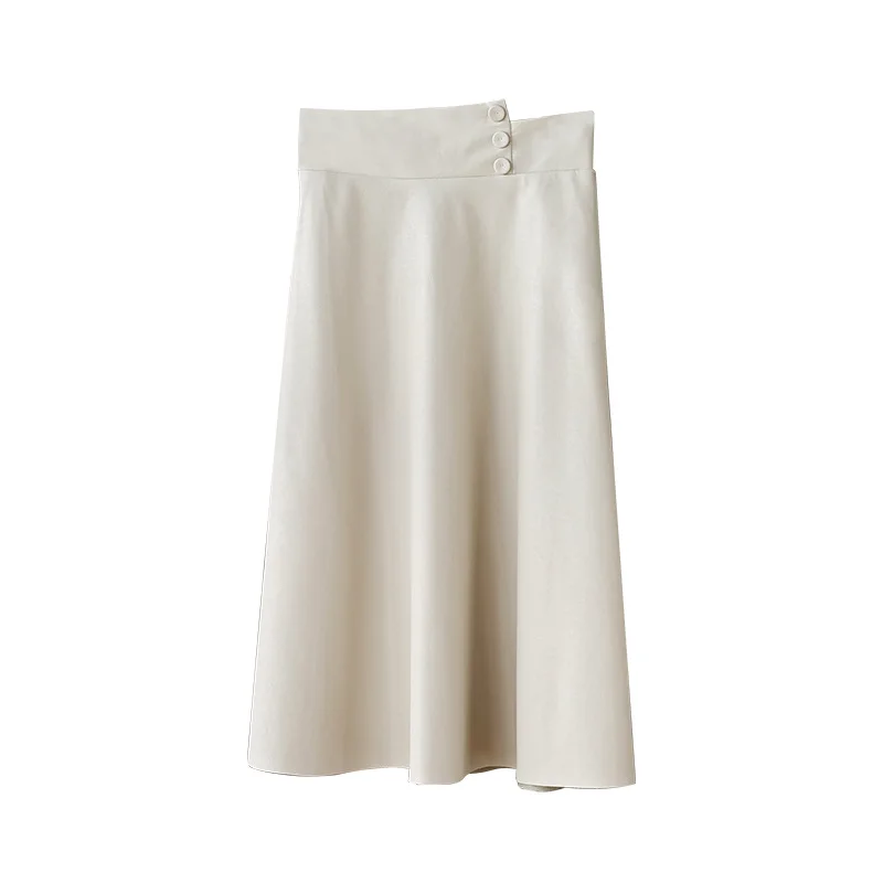 Autumn/winter New Medium Style Temperament PU Leather Skirt Women High Waist A Skirt Leather Shirts Soft Comfortable Long Skirt
Autumn/winter New Medium Style Temperament PU Leather Skirt Women High Waist A Skirt Leather Shirts Soft Comfortable Long Skirt