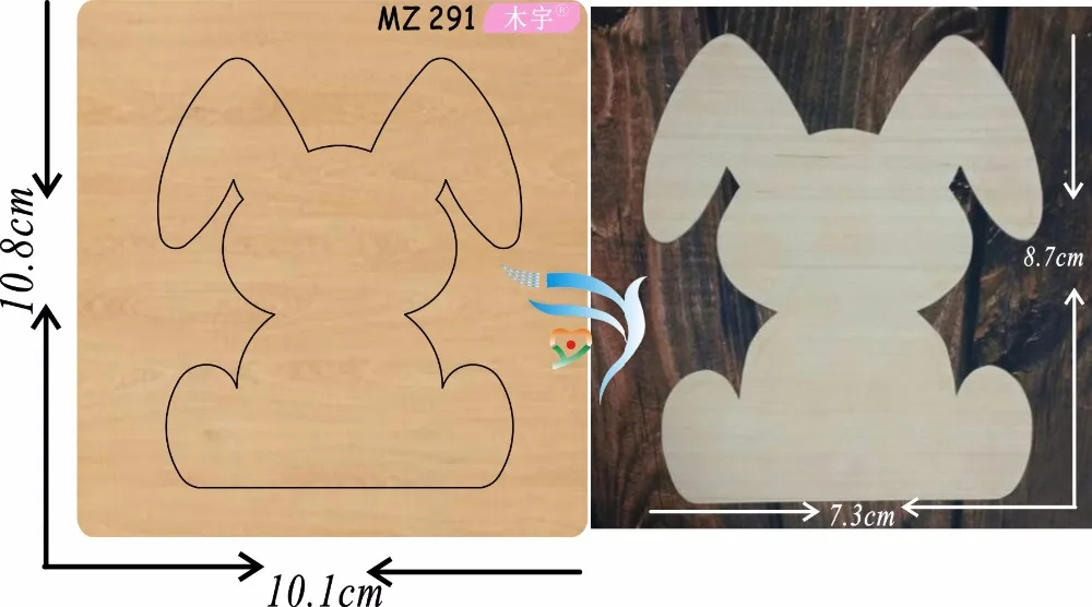 Little rabbit muyu cutting die new wooden mould cutting dies for scrapbooking Thickness-15.8mm
Little rabbit muyu cutting die new wooden mould cutting dies for scrapbooking Thickness-15.8mm