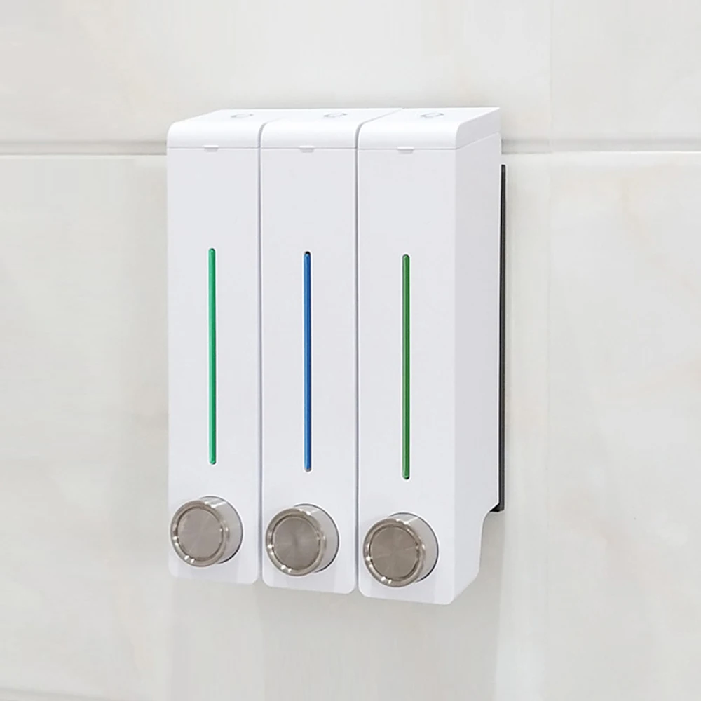 Bathroom Liquid Soap Dispenser Wall Mounted Shower Gel Hand Soap Shampoo Dispenser Hotel Mall Kitchen Soap Bottle Squeezer
Bathroom Liquid Soap Dispenser Wall Mounted Shower Gel Hand Soap Shampoo Dispenser Hotel Mall Kitchen Soap Bottle Squeezer