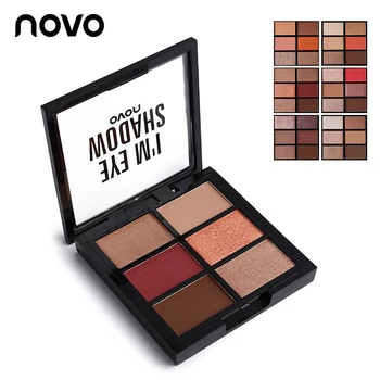 NOVO Cosmetics 6 Color Matte Glitter Eyeshadow Makeup Palette Shimmer Smoky Shiny Eye Shadow Eye Powder
NOVO Cosmetics 6 Color Matte Glitter Eyeshadow Makeup Palette Shimmer Smoky Shiny Eye Shadow Eye Powder