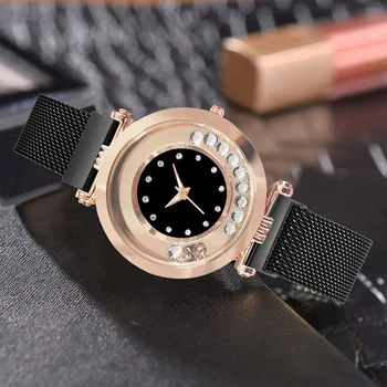 Diamond Luxury Magnetic Women Stainless Steel Watch Ladies Creative Crystal Dial Relojes Mujer Women Wristwatch Relogio Feminino
Diamond Luxury Magnetic Women Stainless Steel Watch Ladies Creative Crystal Dial Relojes Mujer Women Wristwatch Relogio Feminino