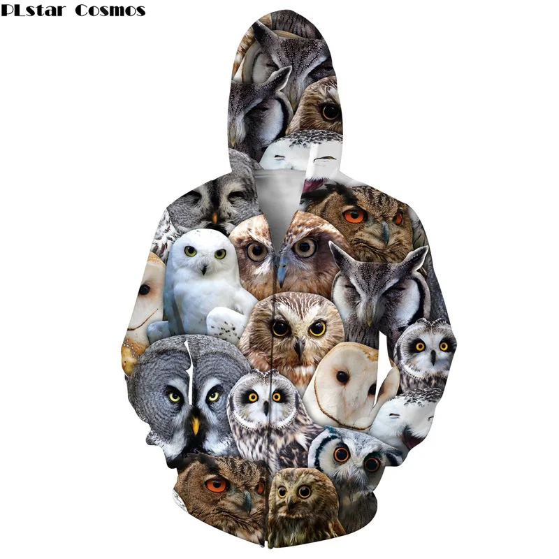 PLstar Cosmos 3d Cartoon Animal Printed Zipper Hoodies for Men/Women Zip Up Jacket Owl/Horse/Dog/Lion Printed Sweatshirt Tops
PLstar Cosmos 3d Cartoon Animal Printed Zipper Hoodies for Men/Women Zip Up Jacket Owl/Horse/Dog/Lion Printed Sweatshirt Tops