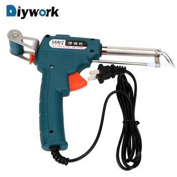 DIYWORK Electric Soldering Iron Automatic Send Tin Gun Handheld Solder Gun Welding Tool US EU Conversion Head Solder Wire
DIYWORK Electric Soldering Iron Automatic Send Tin Gun Handheld Solder Gun Welding Tool US EU Conversion Head Solder Wire
