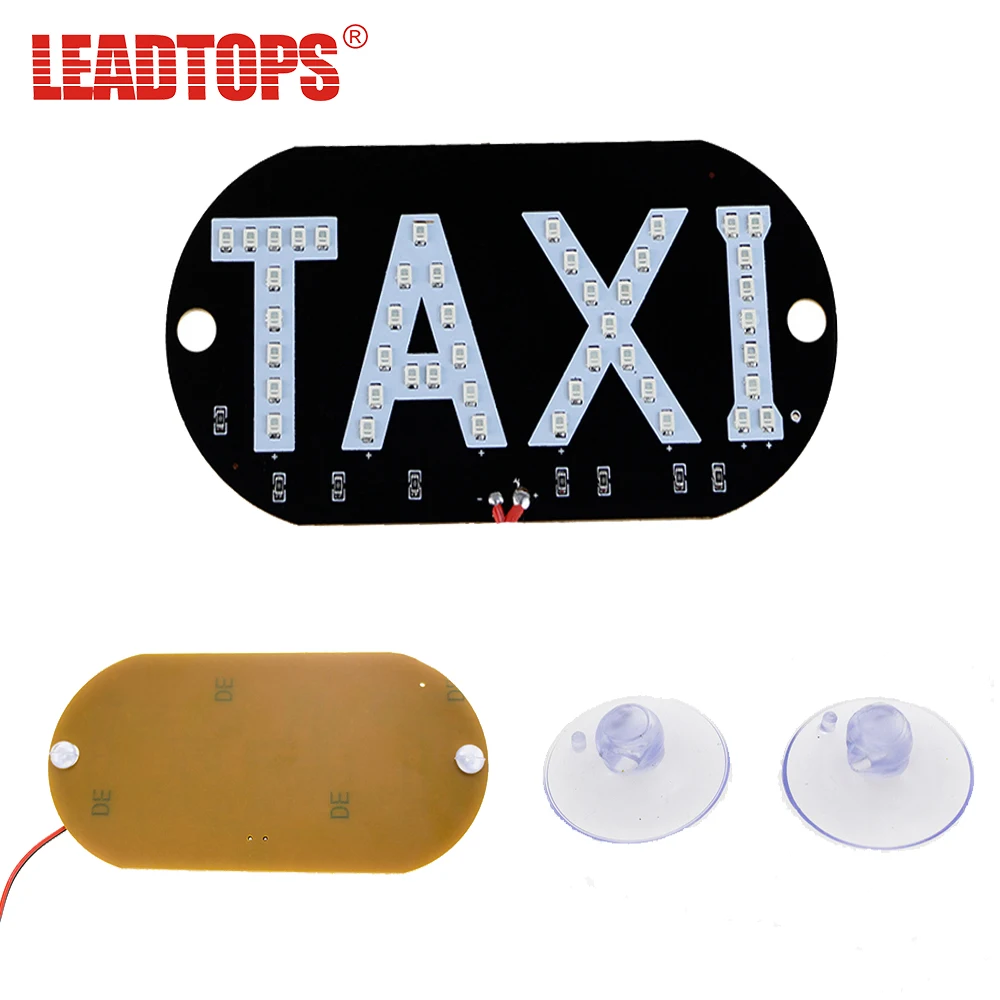 LEADTOPS 1Pcs Taxi Led Car Windscreen Cab indicator Lamp Sign Blue LED Windshield Taxi 1210 SMD 45 LED light Accessoires 12V AC
LEADTOPS 1Pcs Taxi Led Car Windscreen Cab indicator Lamp Sign Blue LED Windshield Taxi 1210 SMD 45 LED light Accessoires 12V AC