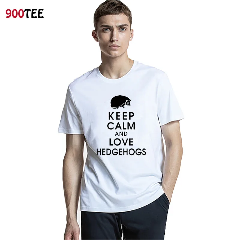 Keep Calm and Love Hedgehogs Printed T Shirt Men Short Sleeve O-neck Loose Fit Men Tshirt Casual Tops Streetwear Tee Shirt
Keep Calm and Love Hedgehogs Printed T Shirt Men Short Sleeve O-neck Loose Fit Men Tshirt Casual Tops Streetwear Tee Shirt
