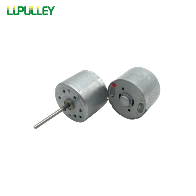 DC Motor with Pulley 6V Low Current 12400 RPM