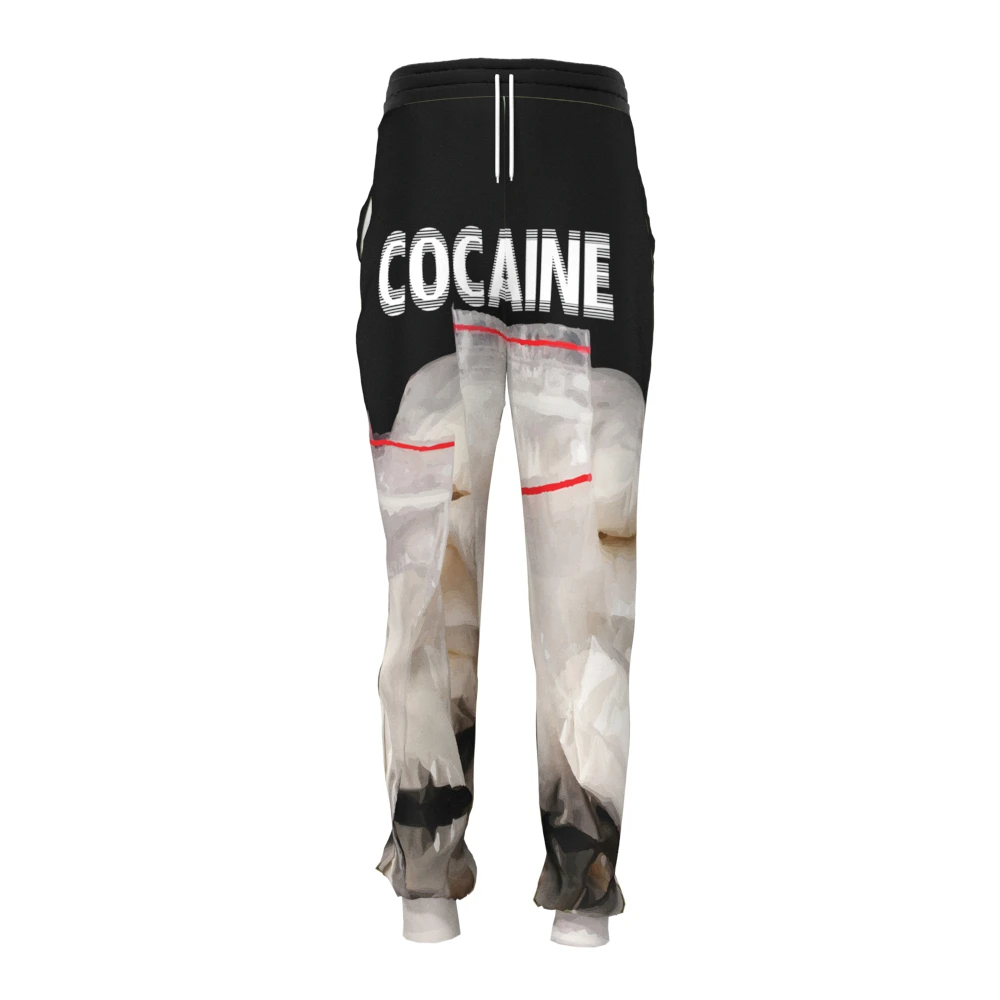 Анти-Samely Jogger брюки 3D принт кокаин модные унисекс бермуды забавные мужские Homme