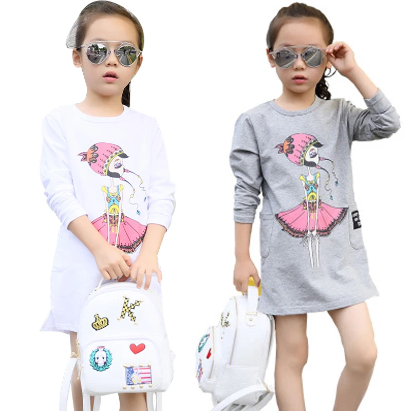 Girls Dresses Teenage spring Autumn Party Dress For Girls 2018 Winter Long Sleeve Cartoon Kids Dress For Girls 6 8 10 12 Years
Girls Dresses Teenage spring Autumn Party Dress For Girls 2018 Winter Long Sleeve Cartoon Kids Dress For Girls 6 8 10 12 Years