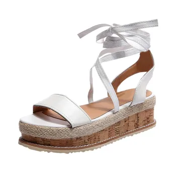 Emale Sandals Shoes Wedge Platform Roman Shoes Lady Buckle Sandals High Heels Weave Strap Sandals For Women Summer
Emale Sandals Shoes Wedge Platform Roman Shoes Lady Buckle Sandals High Heels Weave Strap Sandals For Women Summer