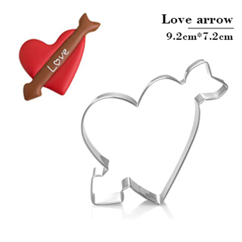 Stainless Steel Cupid Arrow Cookie Cutter Pancake Mould Biscuit Press Stamp Mold Cake Decorating
Stainless Steel Cupid Arrow Cookie Cutter Pancake Mould Biscuit Press Stamp Mold Cake Decorating