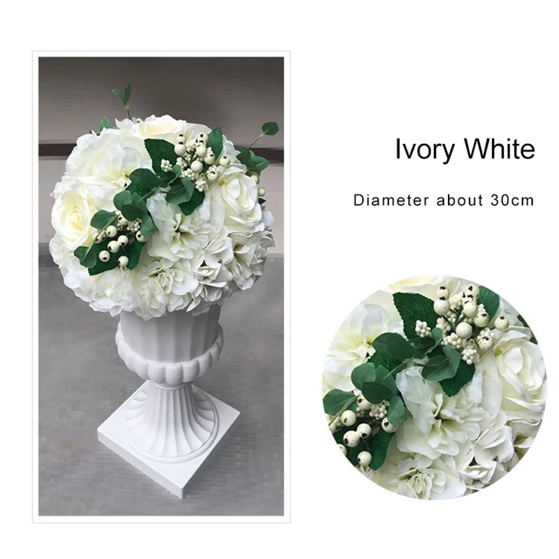 1pc 30cm Artificial Flower Ball Decorative Silk Flower For Wedding Decoration Arrangement Shop Party Photography T station Decor
1pc 30cm Artificial Flower Ball Decorative Silk Flower For Wedding Decoration Arrangement Shop Party Photography T station Decor
