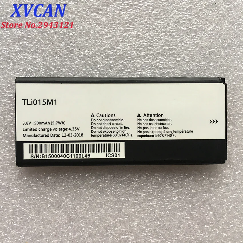New 1500mAh TLi015M1 Tli015M7 battery for Alcatel One Touch Pixi 4 4034A PIXI 4 4034A 4034X 4034F 4034D Phone
New 1500mAh TLi015M1 Tli015M7 battery for Alcatel One Touch Pixi 4 4034A PIXI 4 4034A 4034X 4034F 4034D Phone