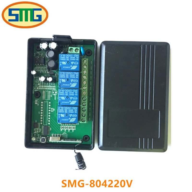 1pcs receiver 433Mhz Wireless AC 220V-260V 4CH Receiver Remote Controller and 1 pcs 433.92mhz antenna
1pcs receiver 433Mhz Wireless AC 220V-260V 4CH Receiver Remote Controller and 1 pcs 433.92mhz antenna