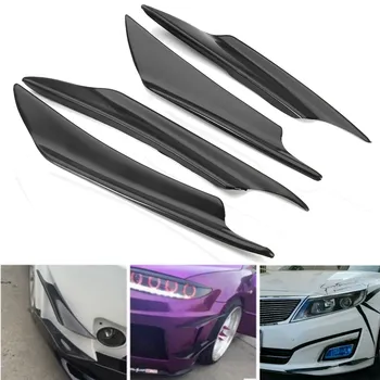 4Pcs Universal Front Bumper Lip Splitter Protector Fin Body Spoiler Canards Splitters Trim
4Pcs Universal Front Bumper Lip Splitter Protector Fin Body Spoiler Canards Splitters Trim