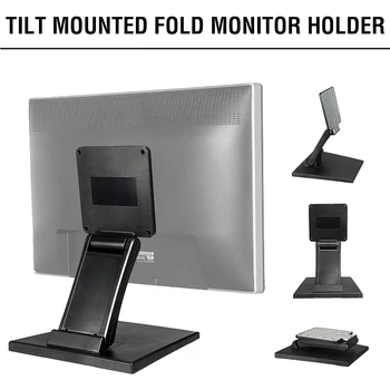1Pcs Plastic Tilt Mounted Fold Monitor Holder Rotated For 10-27 Inch LCD Display Screen Stand PC Monitor TV Holder
1Pcs Plastic Tilt Mounted Fold Monitor Holder Rotated For 10-27 Inch LCD Display Screen Stand PC Monitor TV Holder