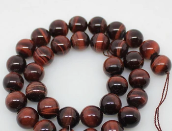 Miss00301 wholesale lot 5strand 12mm natural red Tiger's eye round loose beads 15.5"long 
Miss00301 wholesale lot 5strand 12mm natural red Tiger's eye round loose beads 15.5"long