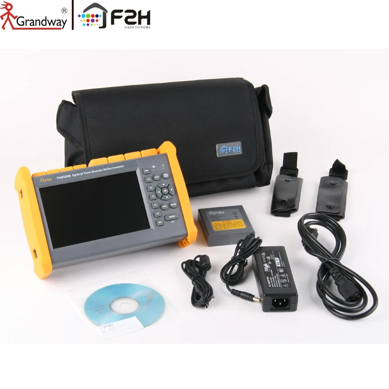 GRANDWAY F2H 1310/1550/1650nm 35/33/31 dB Built-in Visual Fault Locator (VFL) & Power meter (PM) SM Optical Fiber OTDR Tester
GRANDWAY F2H 1310/1550/1650nm 35/33/31 dB Built-in Visual Fault Locator (VFL) & Power meter (PM) SM Optical Fiber OTDR Tester