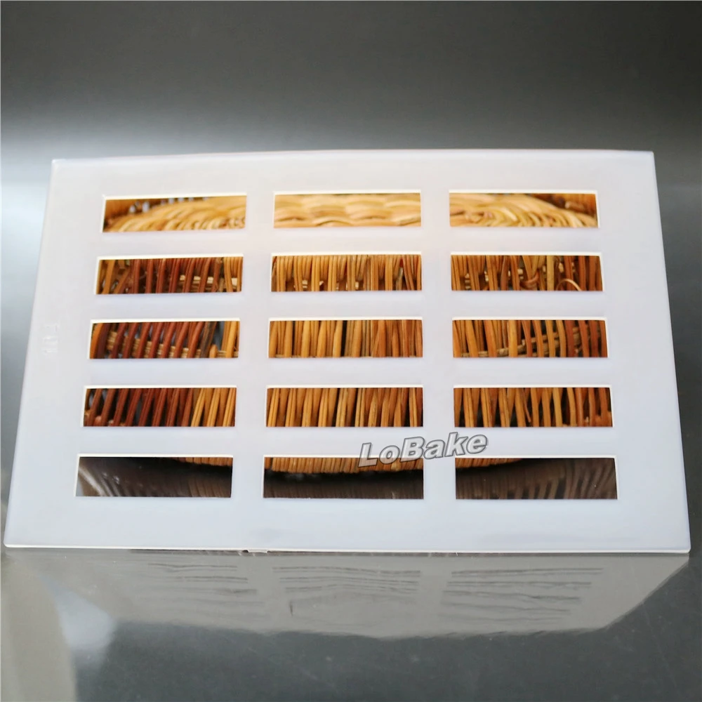 (2 шт./лот) Высокое качество 15 полостей Прямоугольная форма кубика плитка хрустящий коврик формы конфеты печенья форма печенья для DIY принадлежности для выпечки