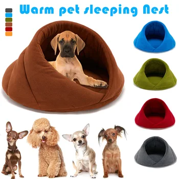 Newly 1 Pcs Pet Dog Puppy Cat House Bed Nest Warm Soft Supplies for Winter Sleeping
Newly 1 Pcs Pet Dog Puppy Cat House Bed Nest Warm Soft Supplies for Winter Sleeping