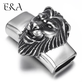 Stainless Steel Punk Lion King Slider Beads 13*6mm Hole Slide Charms for Men's Leather Bracelet Jewelry Making DIY Accessories
Stainless Steel Punk Lion King Slider Beads 13*6mm Hole Slide Charms for Men's Leather Bracelet Jewelry Making DIY Accessories