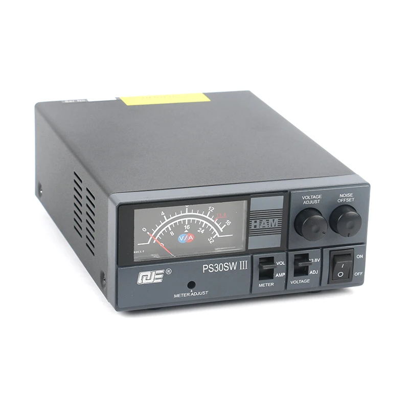 PS30SWIII 13.8V 15V 30A Ham Radio Communication Adjustable Switching Power Supply For Shortwave Base Station or Vehicle Platform
PS30SWIII 13.8V 15V 30A Ham Radio Communication Adjustable Switching Power Supply For Shortwave Base Station or Vehicle Platform