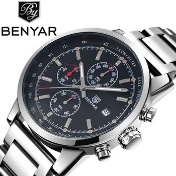 Benyar Hot Mens Watches Military Army Top Brand Luxury Sports Casual Waterproof Mens Watch Quartz Stainless Steel Man Wristwatch
Benyar Hot Mens Watches Military Army Top Brand Luxury Sports Casual Waterproof Mens Watch Quartz Stainless Steel Man Wristwatch