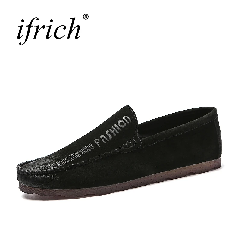 New Suede Shoes Black Gray Men Loafers Spring Summer Slip on Leather Shoes Men Anti-slip Male Boat Shoes
New Suede Shoes Black Gray Men Loafers Spring Summer Slip on Leather Shoes Men Anti-slip Male Boat Shoes