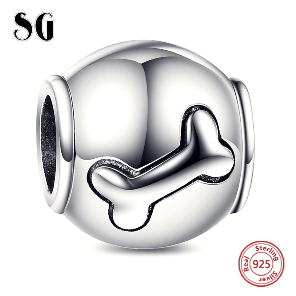 Original guarantee 925 sterling silver dog bone charm Fits European Charm Bracelets Loving Diy Making Accessories Gifts
Original guarantee 925 sterling silver dog bone charm Fits European Charm Bracelets Loving Diy Making Accessories Gifts