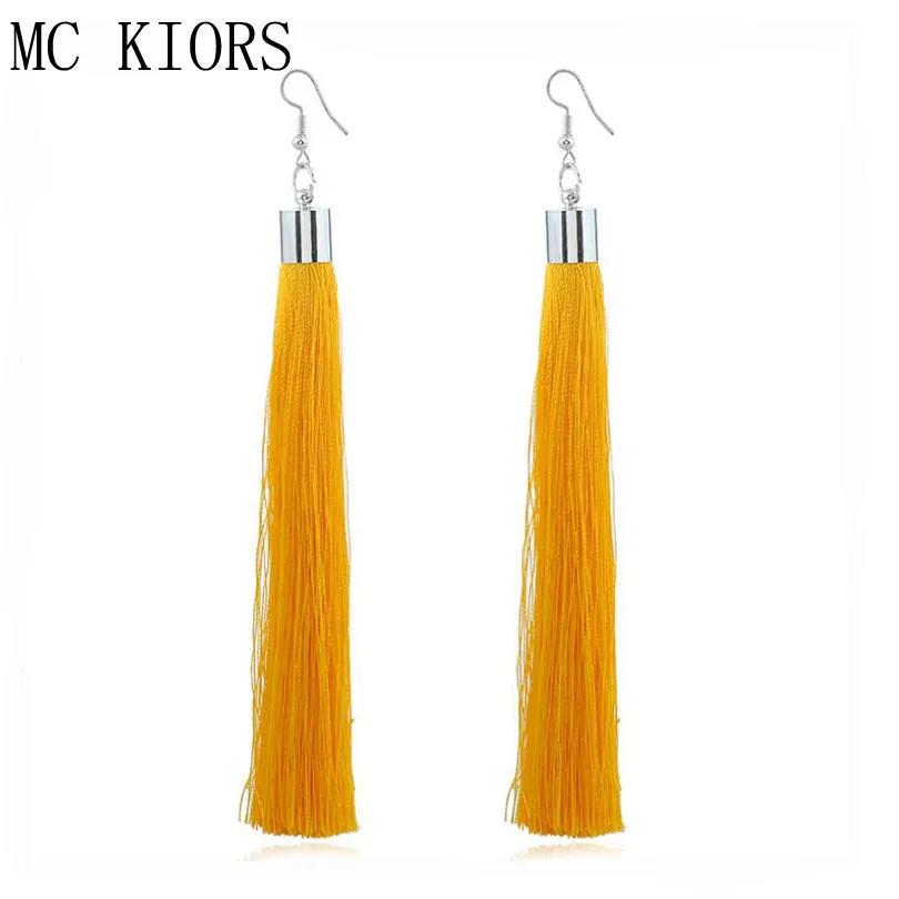 Vintage Bohemia Long Tassel Earrings For Women Geometric Black Red Yellow Green Design Feminine Jewelry 8 Colors Fashion Brand
Vintage Bohemia Long Tassel Earrings For Women Geometric Black Red Yellow Green Design Feminine Jewelry 8 Colors Fashion Brand