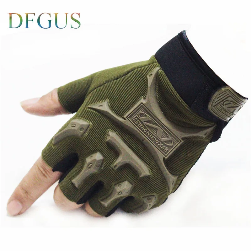 Image Hotting Men Wear M Pact Tactical Glove Airsoft Shooting Outdoor Motor Bicycle Half Finger Mittens