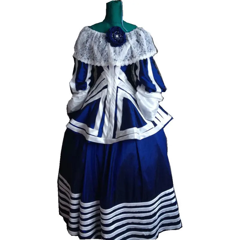 Customer to order! Vintage Costumes Victorian 1860S Civil War Gown historical dresses D-100
Customer to order! Vintage Costumes Victorian 1860S Civil War Gown historical dresses D-100