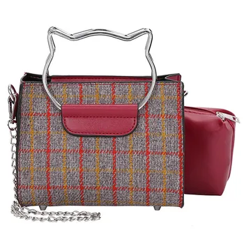 Women Cute Cat Handle Handbag Leather Crossbody Shoulder Bag Clutch Wallet women's bag bolsa feminina sac a main 40mi07
Women Cute Cat Handle Handbag Leather Crossbody Shoulder Bag Clutch Wallet women's bag bolsa feminina sac a main 40mi07