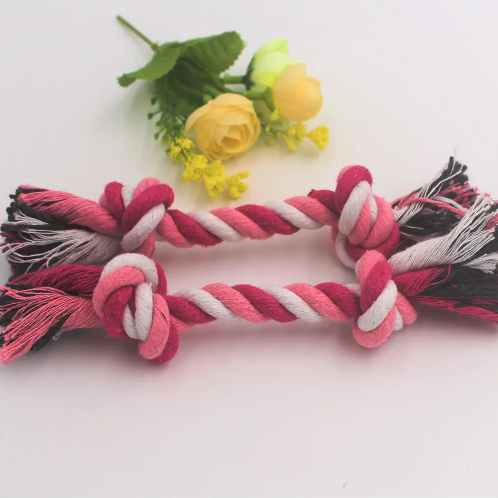 Hot 1 Pcs Pets Dogs Pet Supplies Pet Dog Puppy Cotton Chew Knot Toy Durable Braided Bone Rope 15CM Funny Tool
Hot 1 Pcs Pets Dogs Pet Supplies Pet Dog Puppy Cotton Chew Knot Toy Durable Braided Bone Rope 15CM Funny Tool