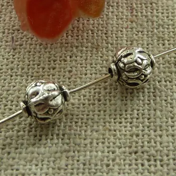 420 pieces tibetan silver nice spacers 6.5x6mm #2873 
420 pieces tibetan silver nice spacers 6.5x6mm #2873