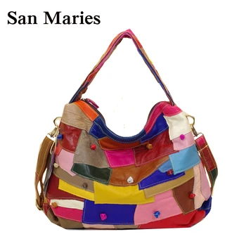 HOT!!!! Special Offer Cow Leather Bags Women Messenger Bag Colorful Patchwork Vintage Shoulder Handbag 2020
HOT!!!! Special Offer Cow Leather Bags Women Messenger Bag Colorful Patchwork Vintage Shoulder Handbag 2020