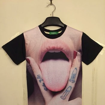 Mr.1991INC&Miss.GO.2019 Big Mouth 3D Printing Fashion Man Woman Short Sleeve T-Shirt
Mr.1991INC&Miss.GO.2019 Big Mouth 3D Printing Fashion Man Woman Short Sleeve T-Shirt