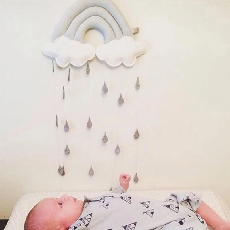Baby Room Decor Crib Bumper For Newborn Baby Raining Clouds Design INS Infant Tent Wall Hanging Photography Bumper Decoration
Baby Room Decor Crib Bumper For Newborn Baby Raining Clouds Design INS Infant Tent Wall Hanging Photography Bumper Decoration
