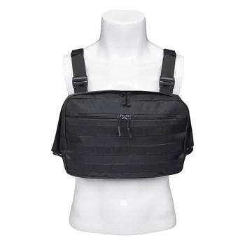 Tactical Men Shoulder Bags Chest Rig Bag Streetwear Men Adjustable Pockets Waistcoat Functional Waist Packs
Tactical Men Shoulder Bags Chest Rig Bag Streetwear Men Adjustable Pockets Waistcoat Functional Waist Packs