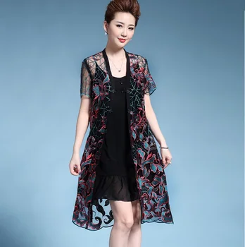 2017New Women Summer China style Floral embroidery dress elegant twinset dress middle age party dress vestidos tunics XXXXL 036
2017New Women Summer China style Floral embroidery dress elegant twinset dress middle age party dress vestidos tunics XXXXL 036