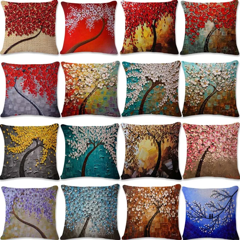 Cushion Cover Yellow Red Tree Vintage Linen Pillowcase Autumn Wintersweet Cherry Blossom Throw Pillow Cover Home Decorative
Cushion Cover Yellow Red Tree Vintage Linen Pillowcase Autumn Wintersweet Cherry Blossom Throw Pillow Cover Home Decorative