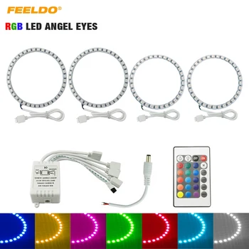 FEELDO 1Set Car RGB LED Angel Eyes Halo Ring Lighting Kit Remote Control For BMW E92 DRL Headlight #AM4840
FEELDO 1Set Car RGB LED Angel Eyes Halo Ring Lighting Kit Remote Control For BMW E92 DRL Headlight #AM4840