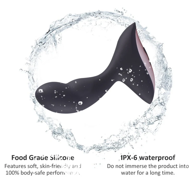 Silicone 10 Frequency Vibrating Anal Plugs Waterproof G Spot Prostate Massager Anal Dildo Butt Plugs Sex Toys For Women Men Gay