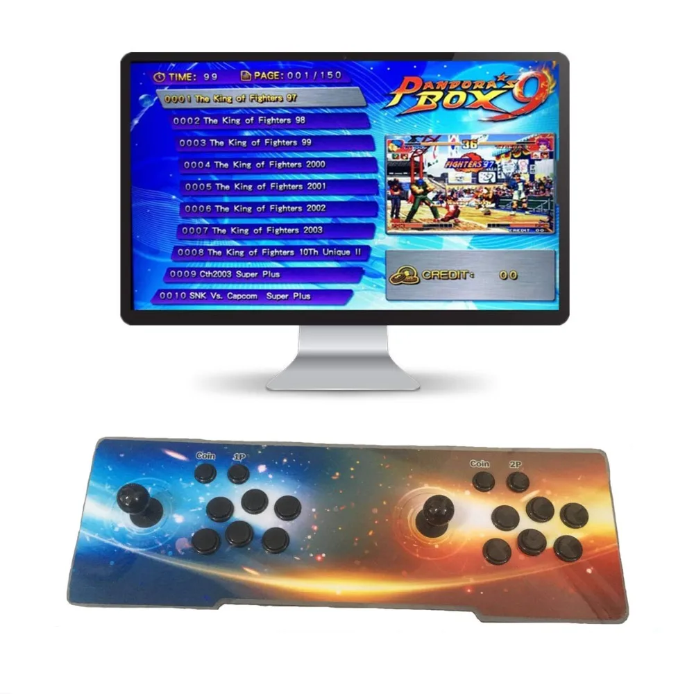 Pandora Box 9D 2222 Arcade Game Console for TV PC PS3 Monitor 2 Player Game Controls Favorite List Switchable Resolution
Pandora Box 9D 2222 Arcade Game Console for TV PC PS3 Monitor 2 Player Game Controls Favorite List Switchable Resolution