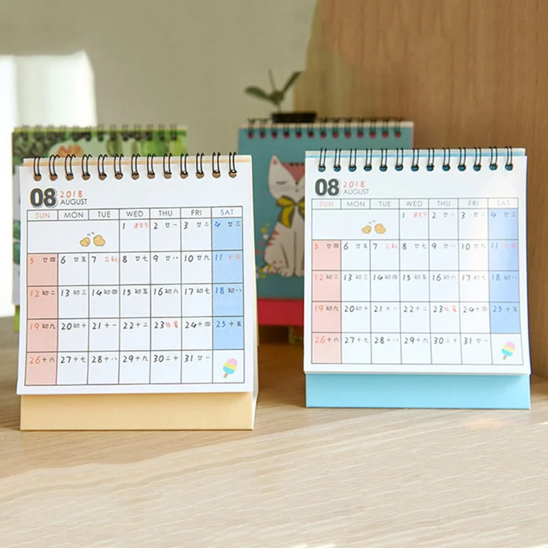 2019 Standing Office Desk Calendars Daily Planners Book 2018 9