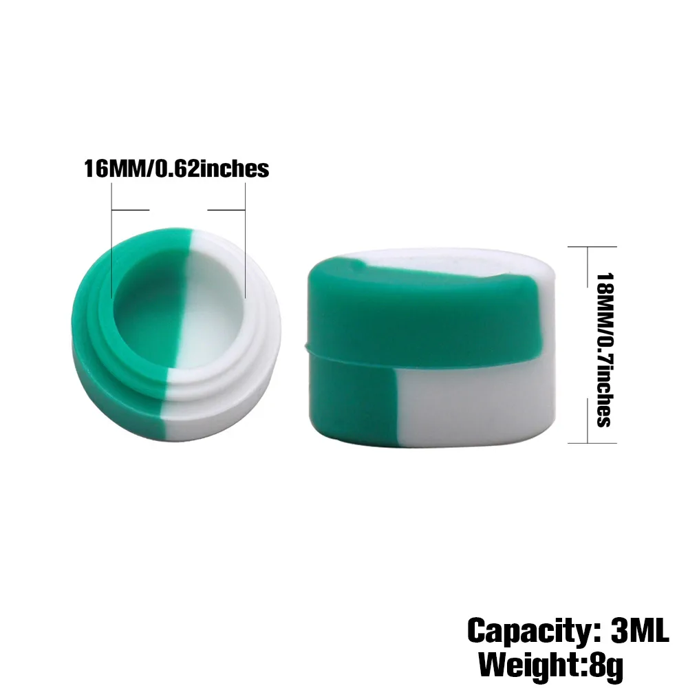 Non Stick FDA Silicone Wax Dab Oil Stash Jar 3ML Unbreakable FDA Silicone Concentrate Container Storage Box Pocket Size
Non Stick FDA Silicone Wax Dab Oil Stash Jar 3ML Unbreakable FDA Silicone Concentrate Container Storage Box Pocket Size