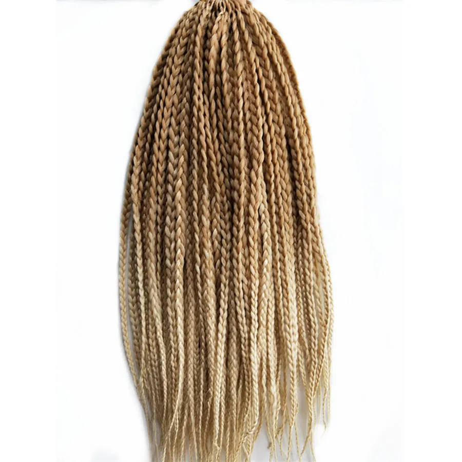 Pervado Hair 18Inch 22strands/pack African 3s Box Hair Braids 27/613 Ombre Color Synthetic Crochet Hair Extensions for Women
Pervado Hair 18Inch 22strands/pack African 3s Box Hair Braids 27/613 Ombre Color Synthetic Crochet Hair Extensions for Women