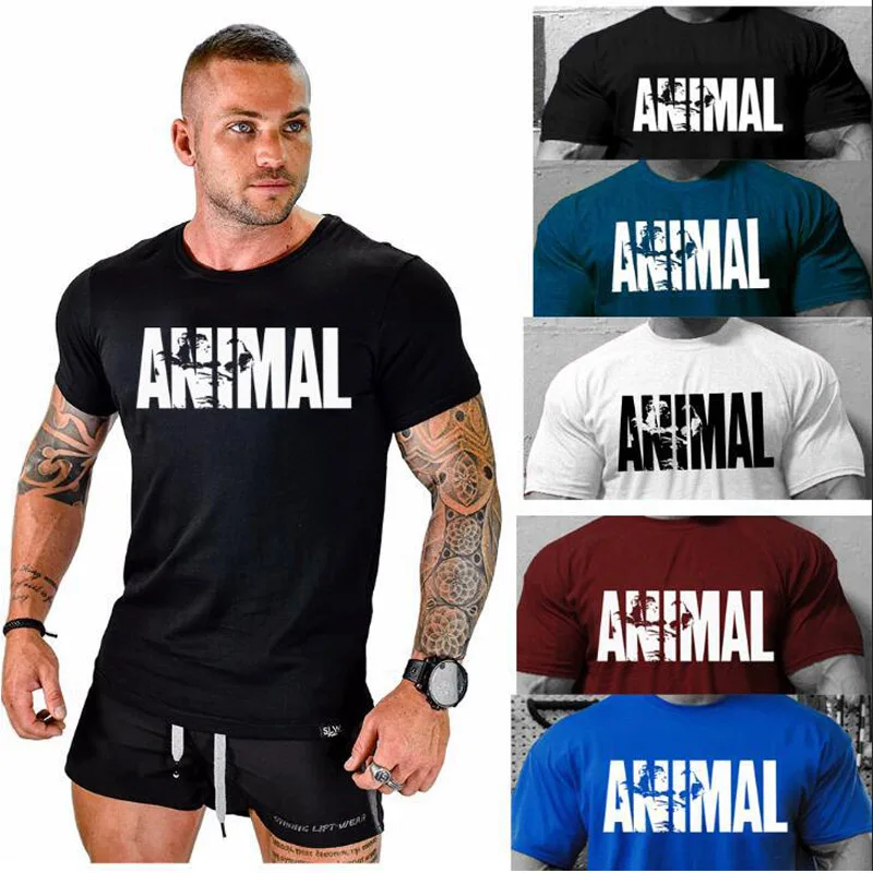 ANIMAL round collar men cotton muscle exercise fitness strong and handsome men T-shirt trends in 2017 cotton brand tops clothes
ANIMAL round collar men cotton muscle exercise fitness strong and handsome men T-shirt trends in 2017 cotton brand tops clothes