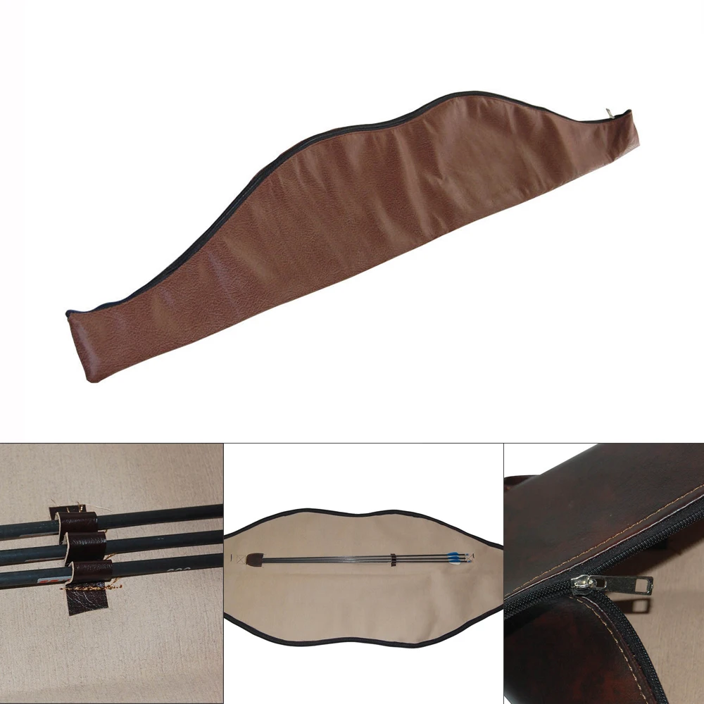 47" 53" 148CM PU Leather Longbow Recurve Bow Cases Hunting Bow Archery Accessories Pouch Cover Bag Storage Saver
47" 53" 148CM PU Leather Longbow Recurve Bow Cases Hunting Bow Archery Accessories Pouch Cover Bag Storage Saver